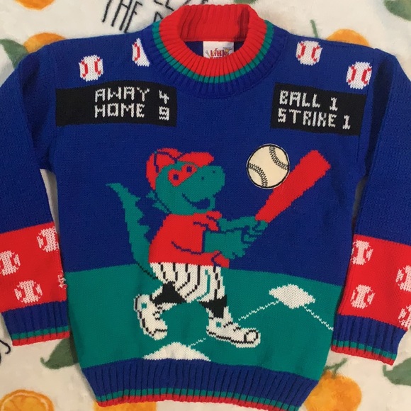 Vintage Little Funky Boys Knit Sweater - Picture 2 of 6